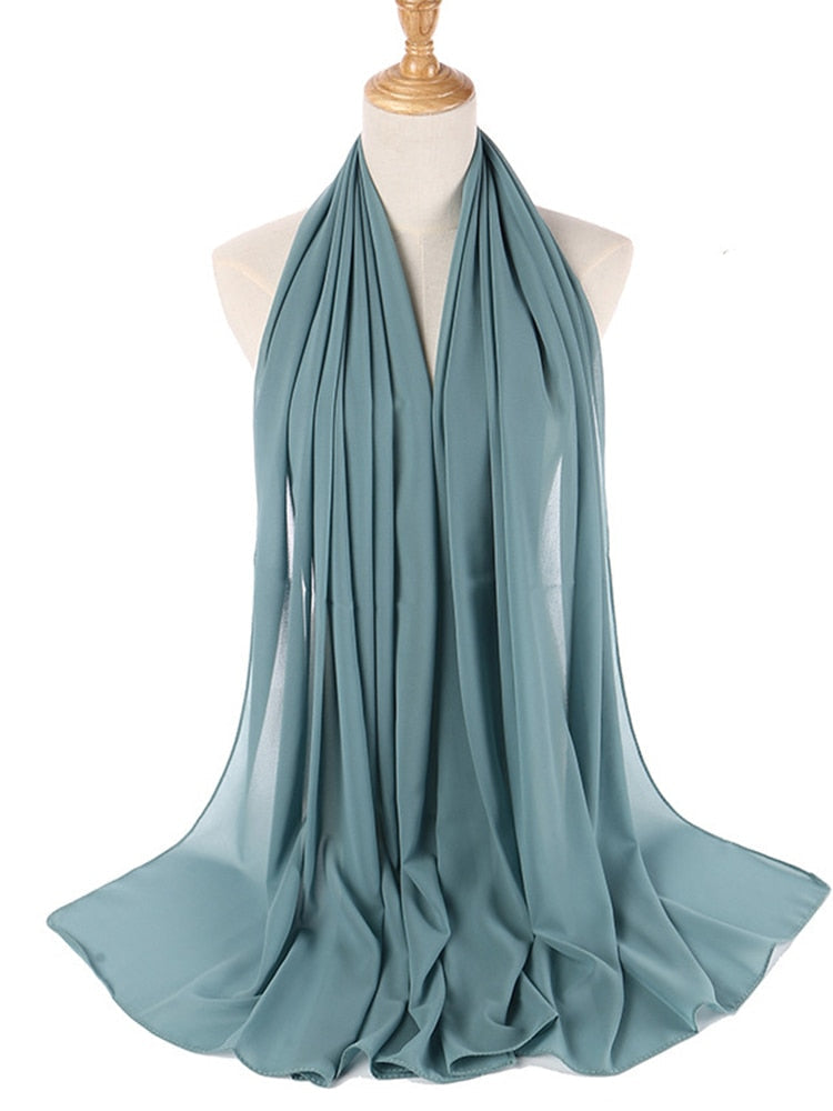 Chiffon Hijab pannebånd