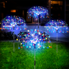 Vanntett solar hage fyrverkeri lampe