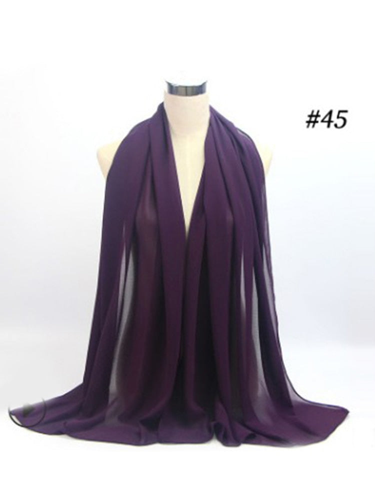 Chiffon Hijab pannebånd