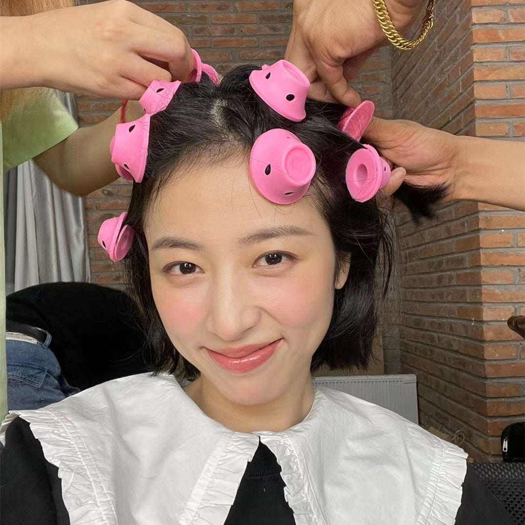 Varmefri silikonhårkrøller (10 stk)