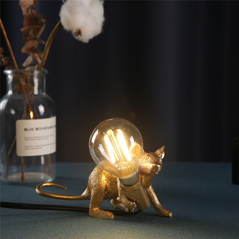 Søt mus bordlampe