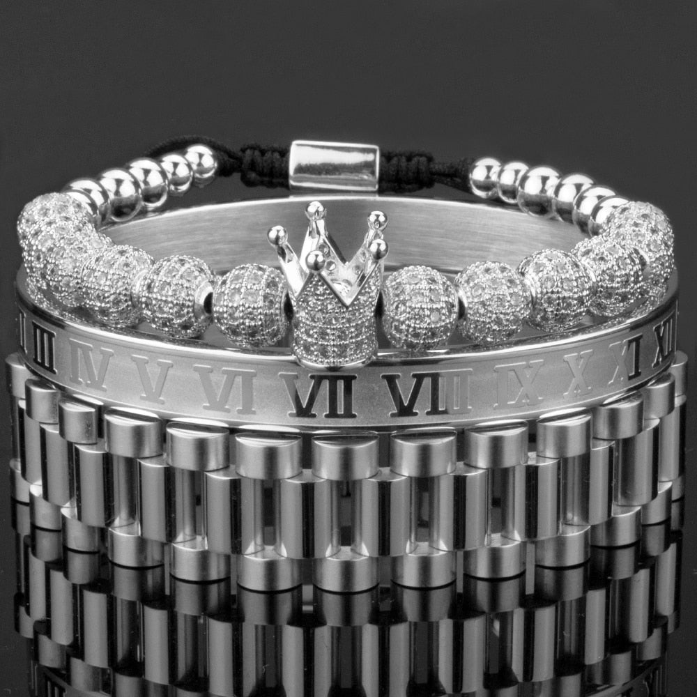 Luksus krone armbåndsett