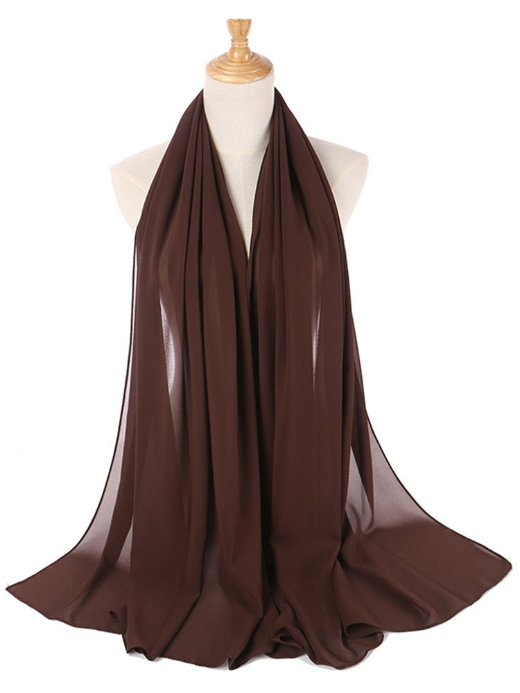 Chiffon Hijab pannebånd