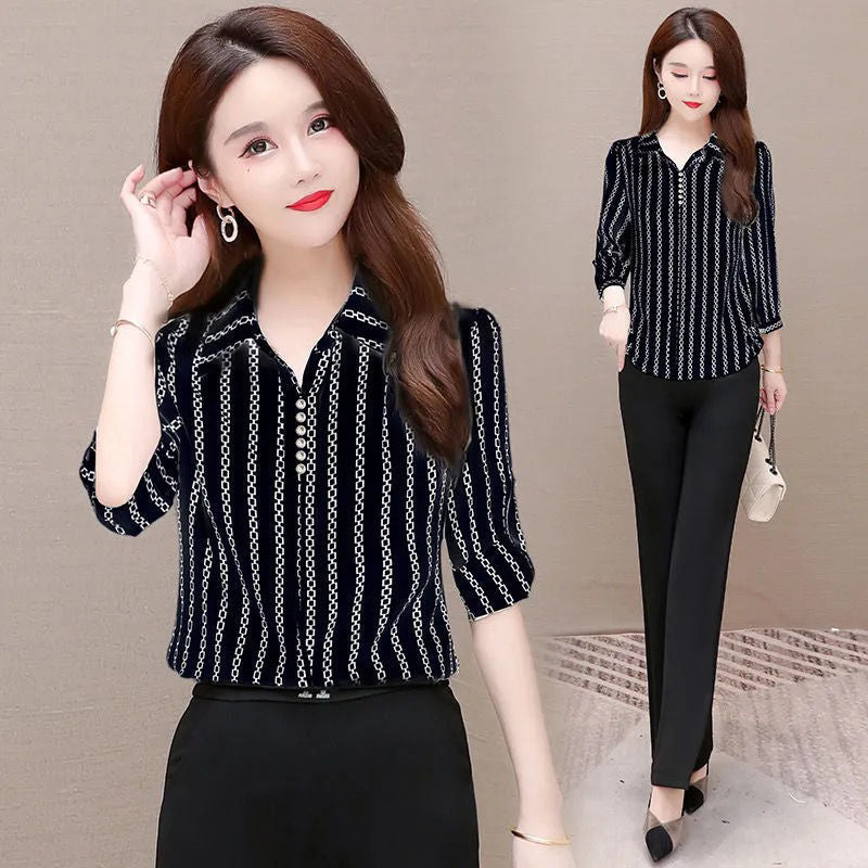 Chiffonbluse for kvinner