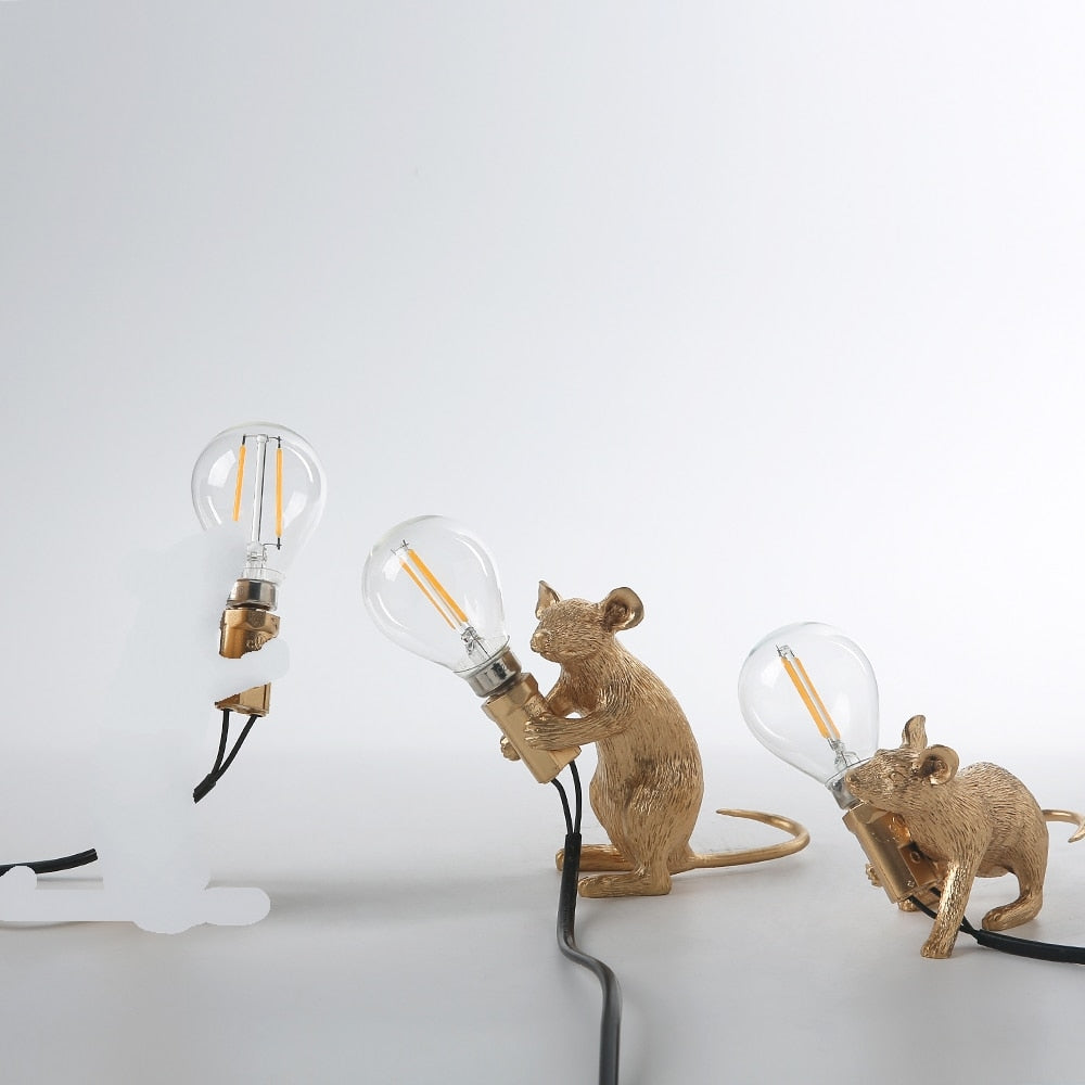 Søt mus bordlampe
