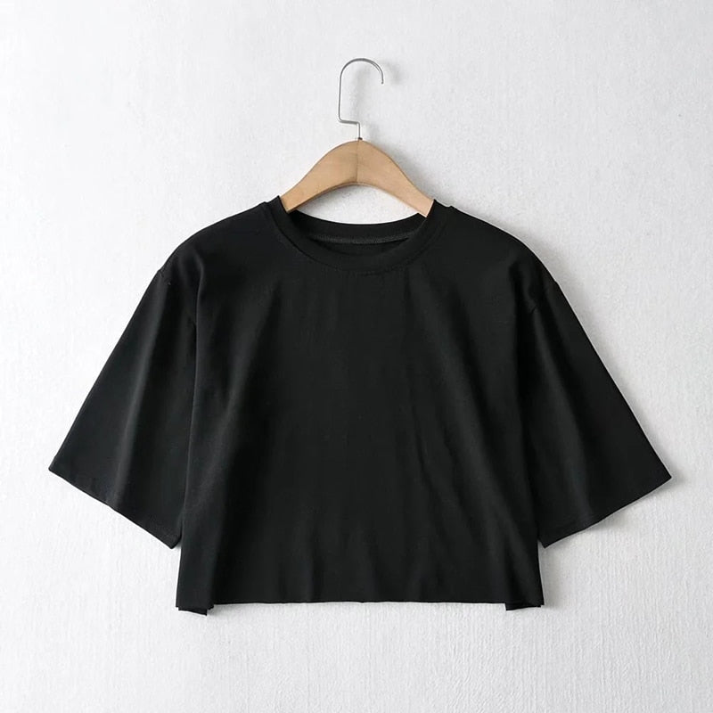 Løs Crop Top