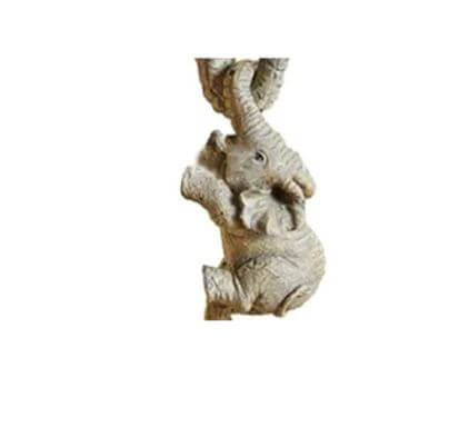 Mor og babyelefantfigur