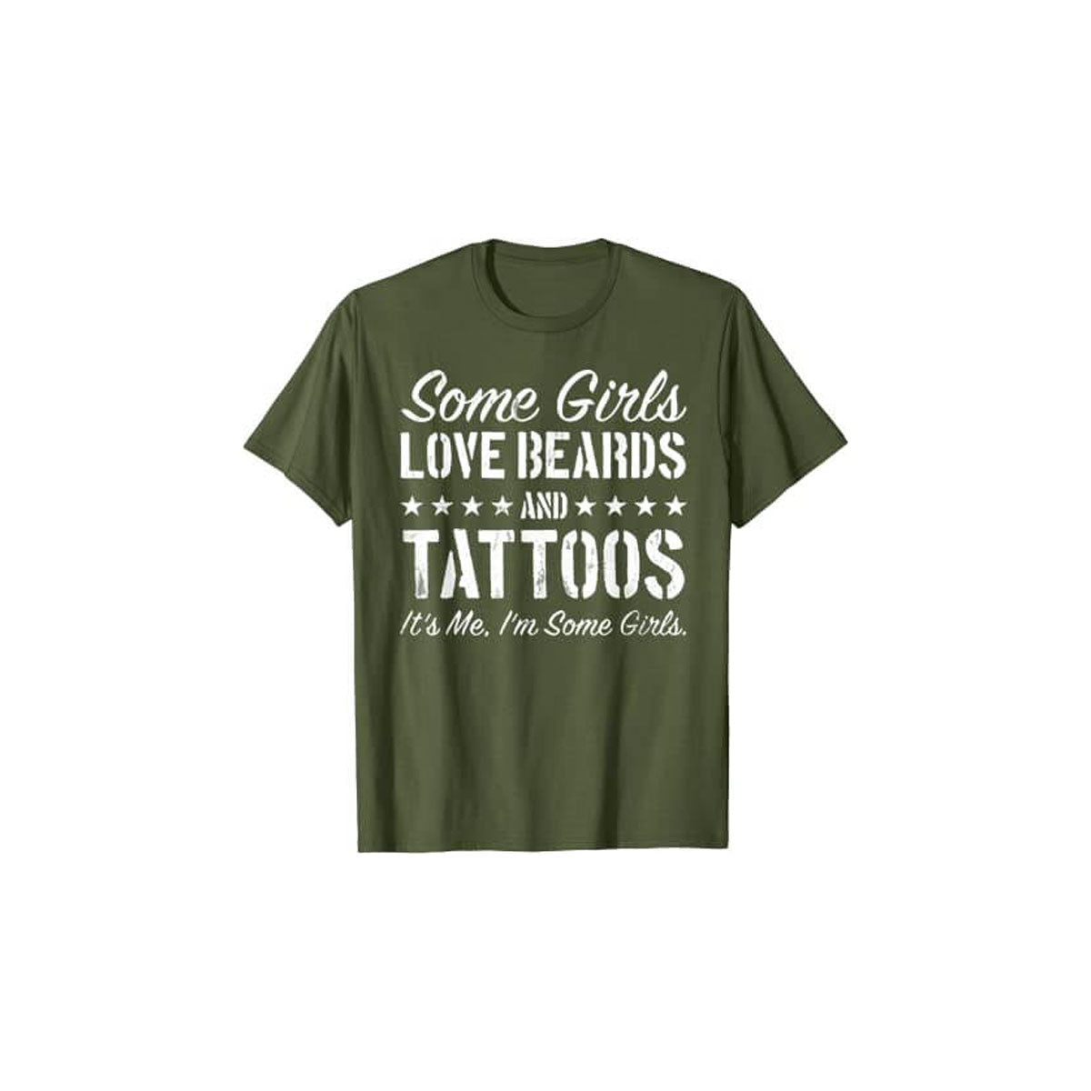 Noen jenter elsker beards og tatoveringer T-skjorte