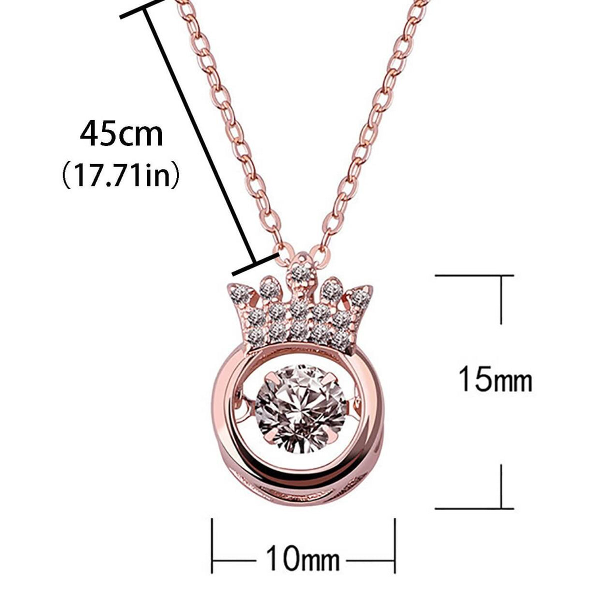 Dansende Krone Halskjede