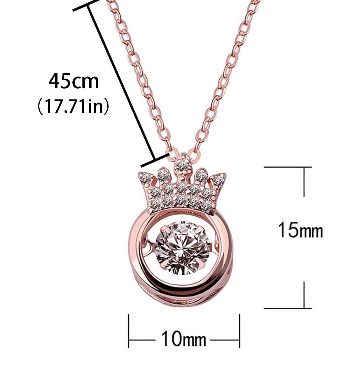 Dansende Krone Halskjede