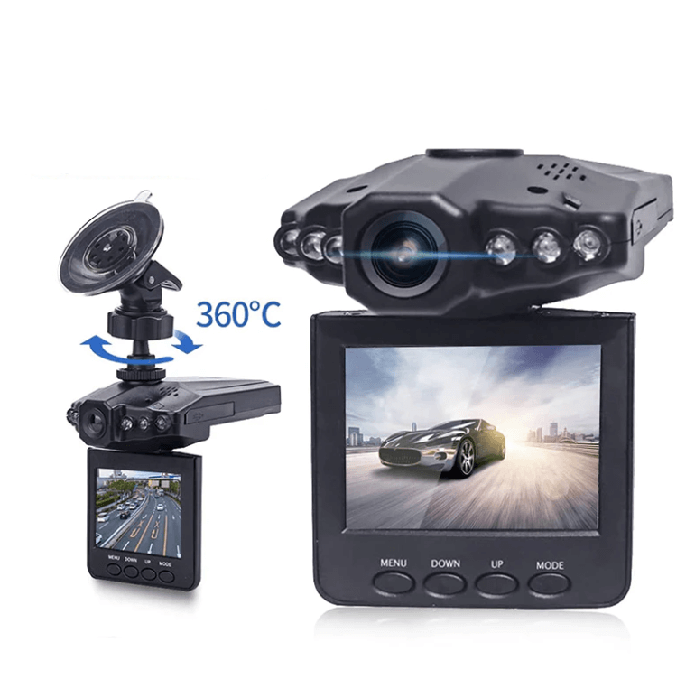 Vidvinkel roterende Dash Cam