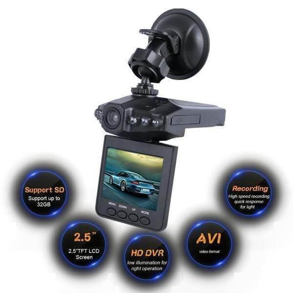 Vidvinkel roterende Dash Cam
