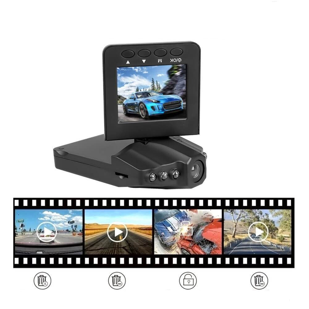 Vidvinkel roterende Dash Cam