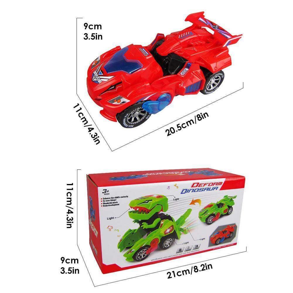 Transformerende Dinosaur LED-bil