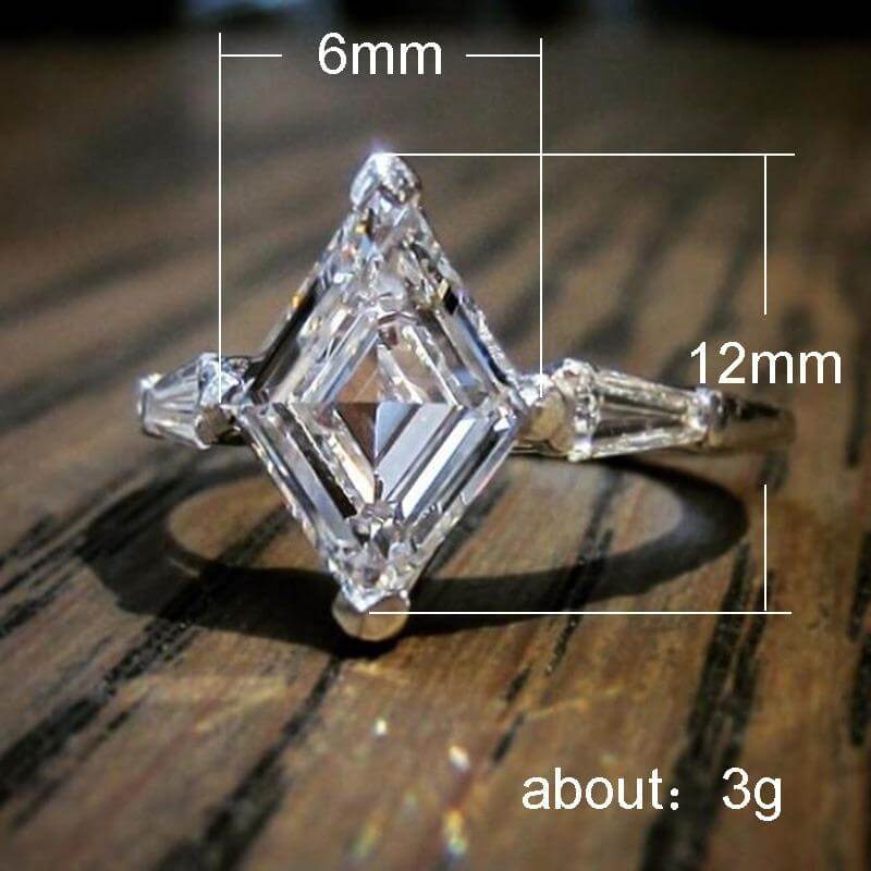 Horse Eye Solitaire forlovelsesring