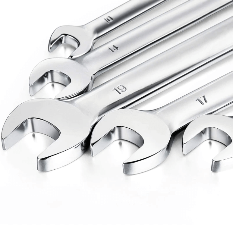 Slange skrallenøkkel med fleksibelt hode