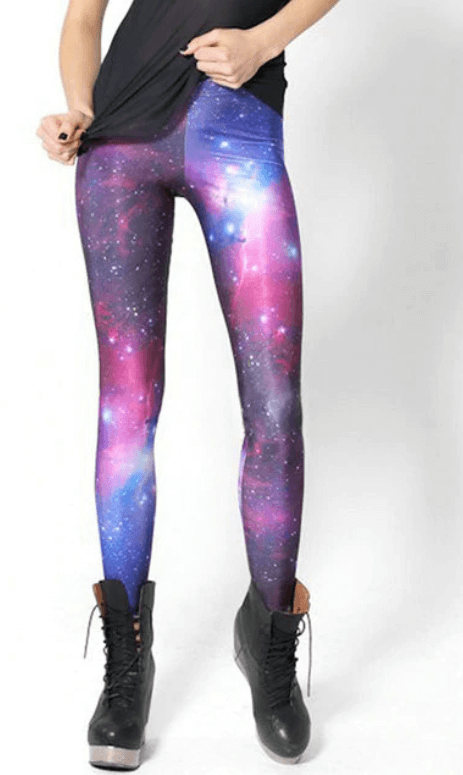 3D-trykte Galaxy Leggings