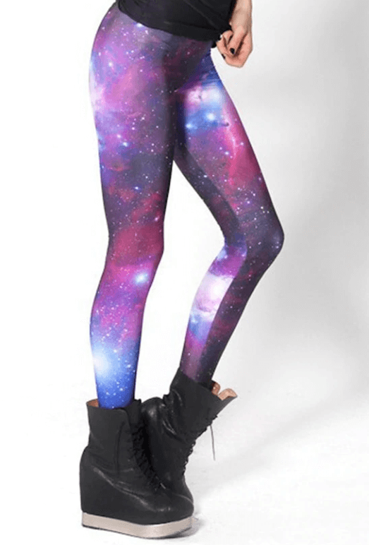 3D-trykte Galaxy Leggings