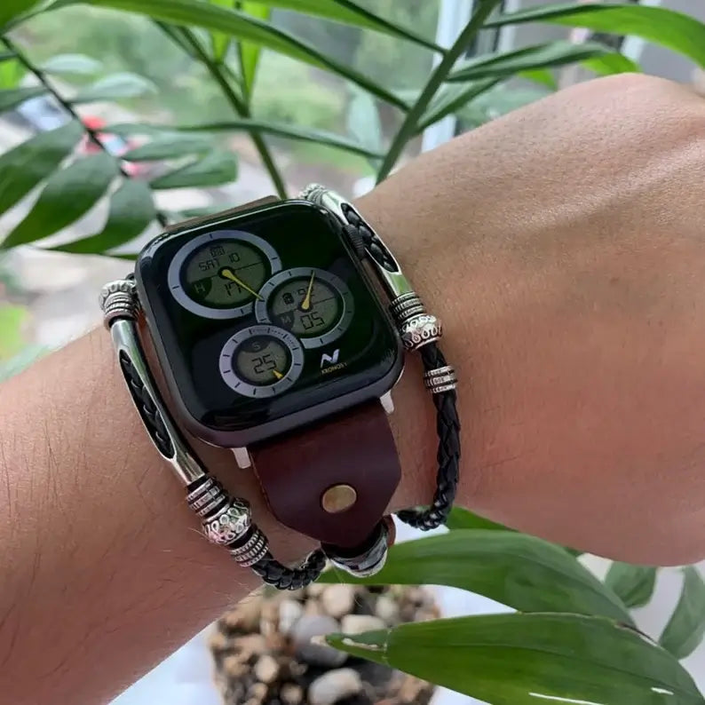 Vintage stropp til Apple Watch