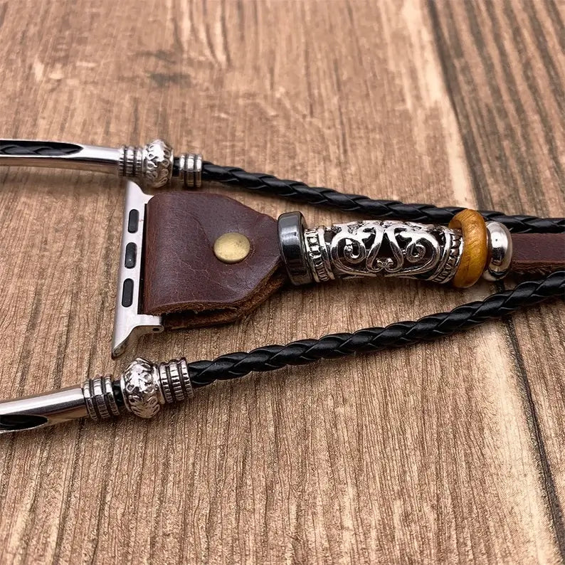 Vintage stropp til Apple Watch