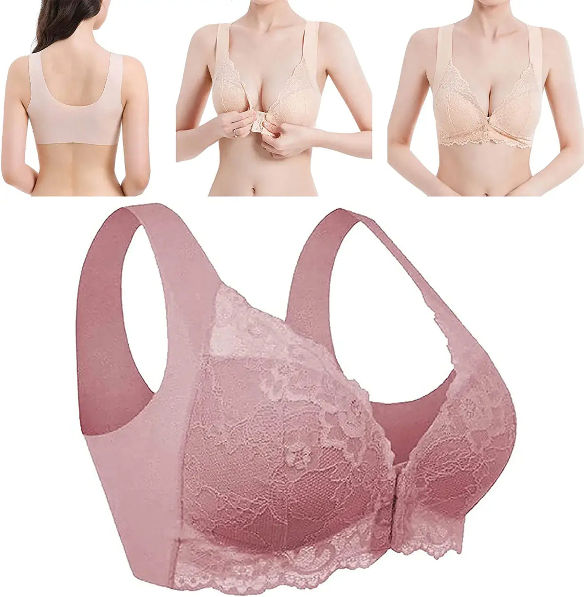 Front Closure Lace Bra