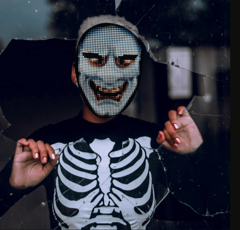 Ansiktstransformerende digital maske
