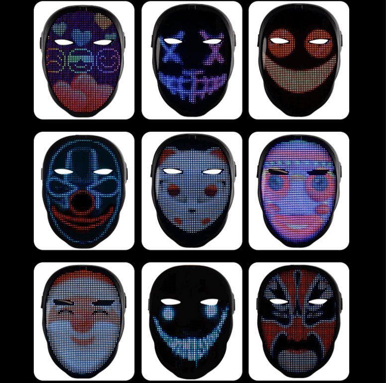 Ansiktstransformerende digital maske