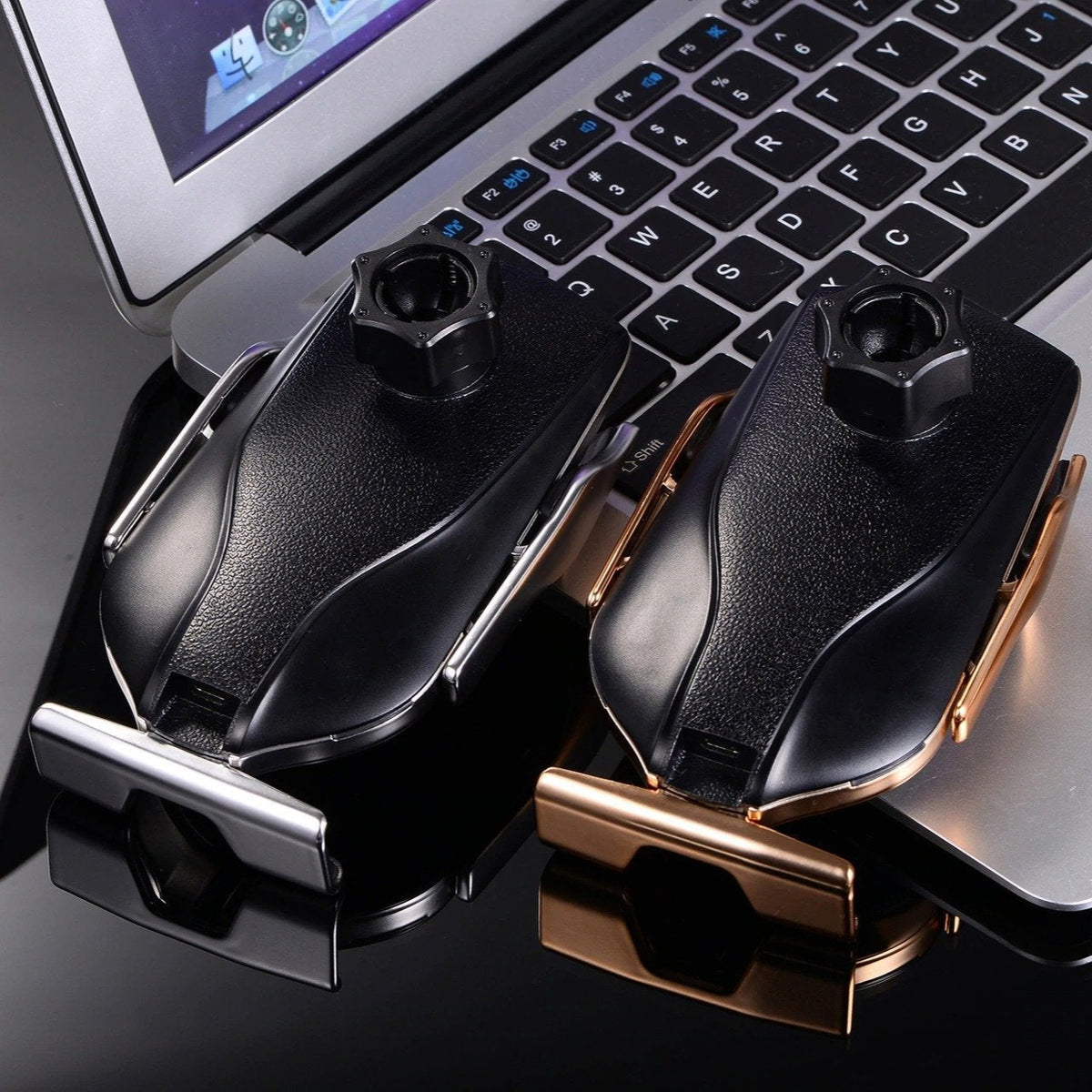 PREMIUM - Telefonholder for automatisk klemming | Trådløs lader