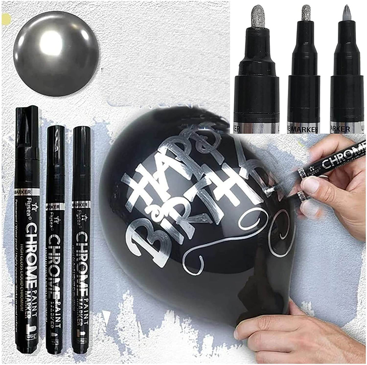Liquid Mirror Chrome Marker