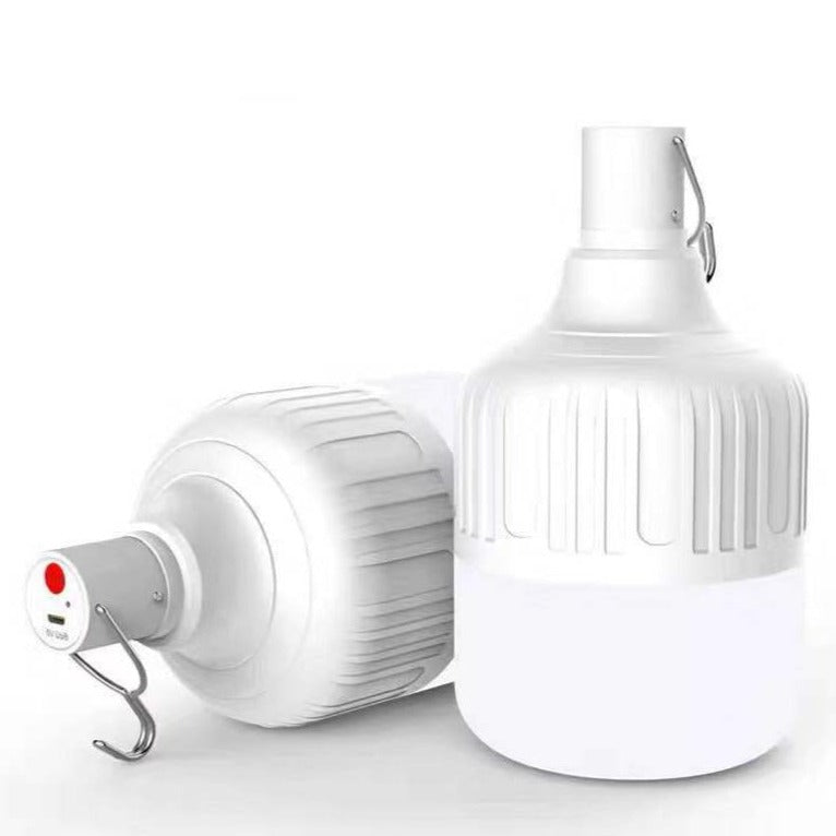 Oppladbar LED lyspære