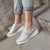 Sneakers med glidelås for kvinner
