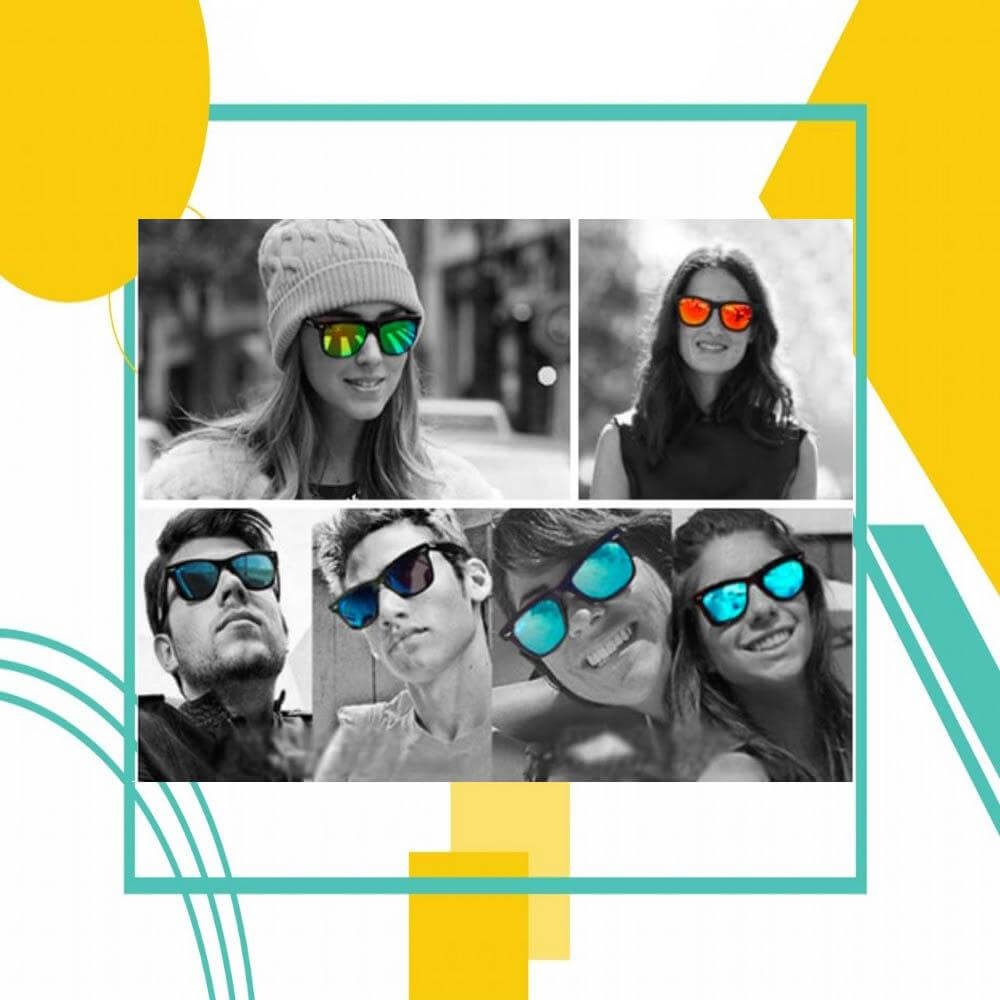 Magnetiske polariserte clip-on briller