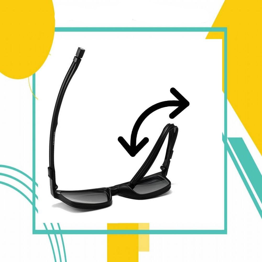 Magnetiske polariserte clip-on briller