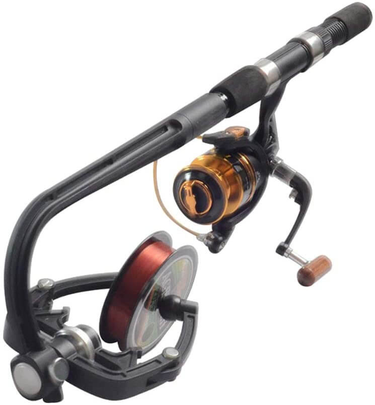 Strumento di avvolgimento per attrezzatura da pesca con mulinello