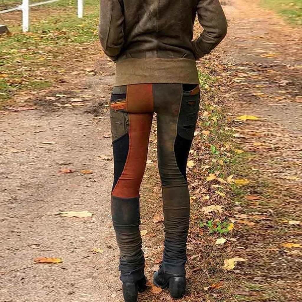 Høymeldet Tie-dye Retro Leggings