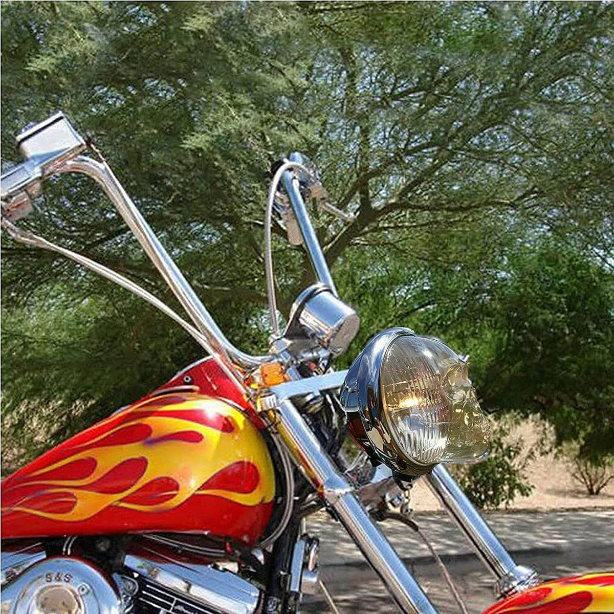 Skull Frontlys deksler