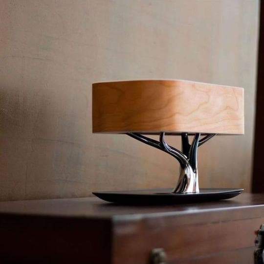 Moderne Tre Skrivebordslampe