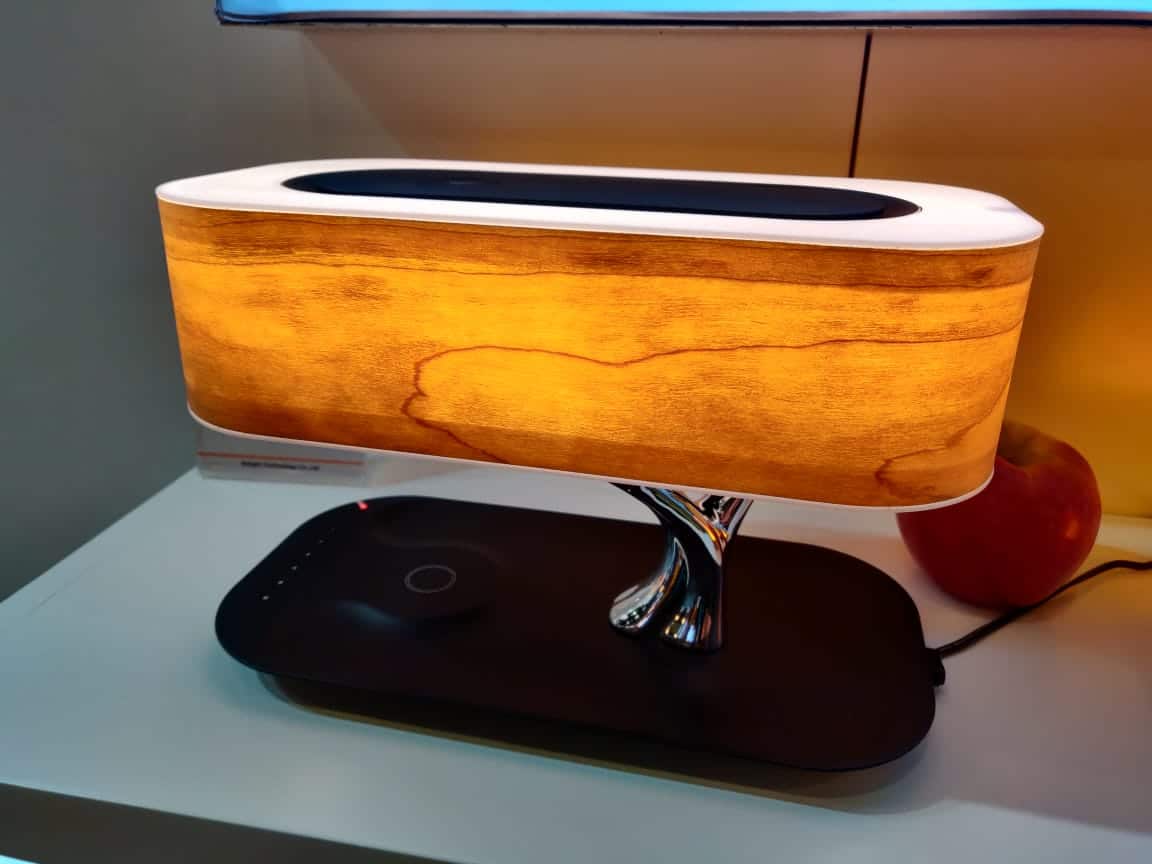 Moderne Tre Skrivebordslampe