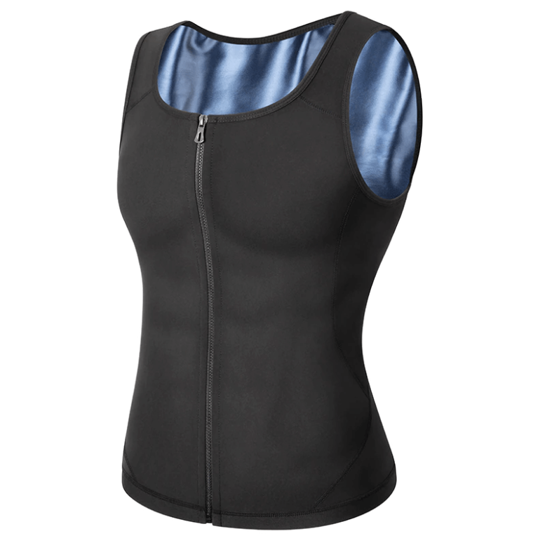 Sauna Sweat Glidelåsvest for menn