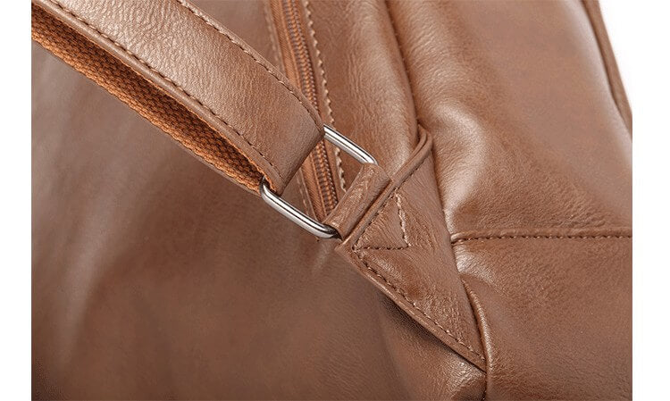 Vintage ryggsekk i kunstlær