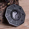 Obsidian Yin Yang Halskjede